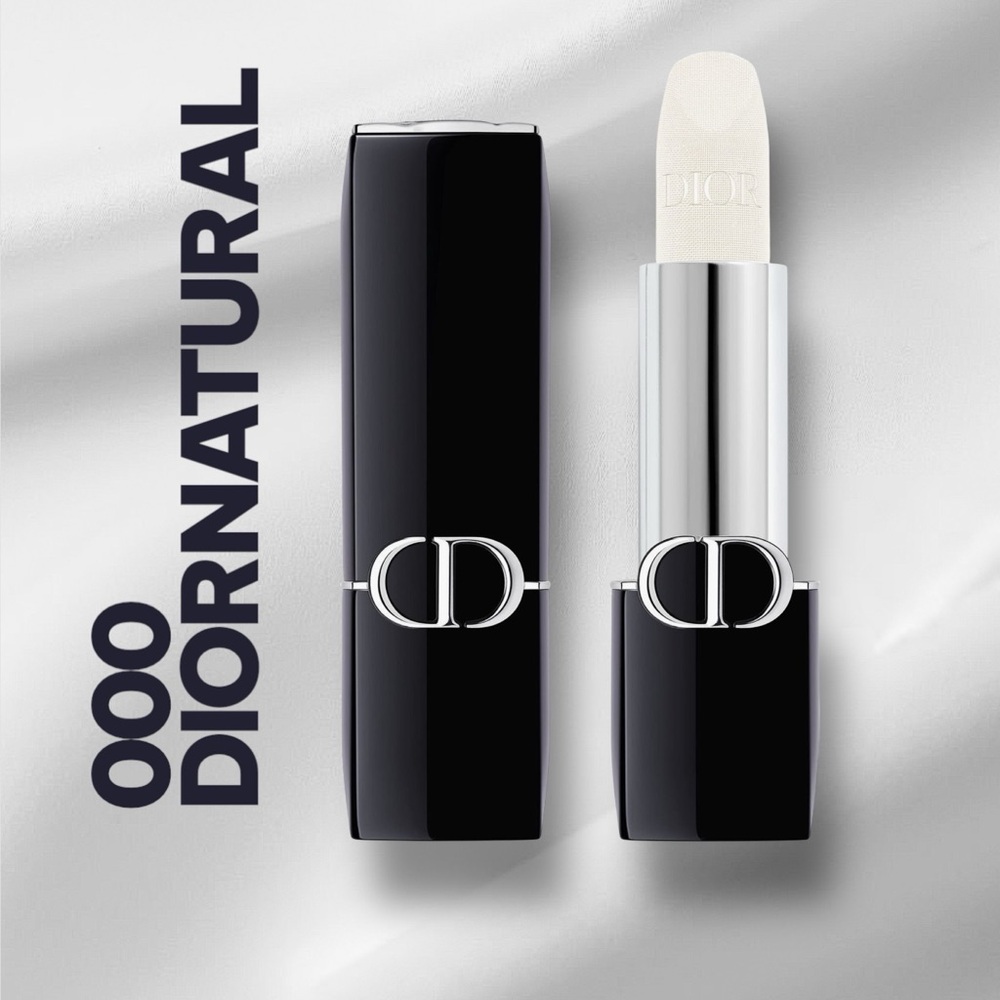 DIOR Rouge Dior Refillable Lip Balm # 000 Dior Natural NWOT No Box Refillable